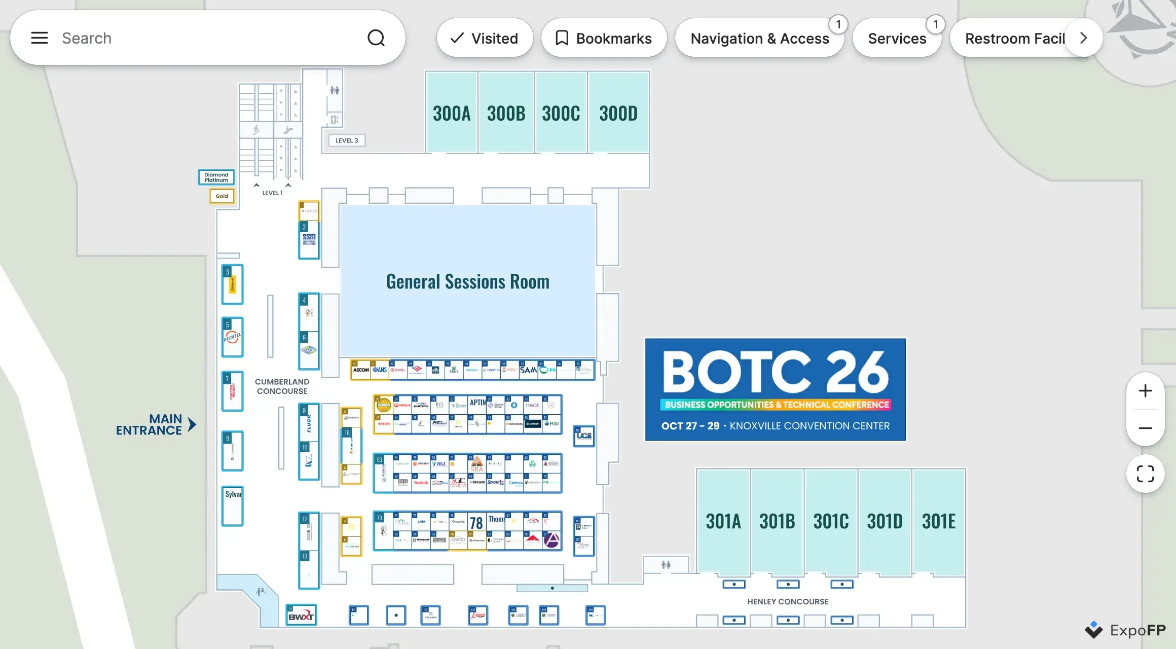 ETEBA BOTC 2026 floor plan preview