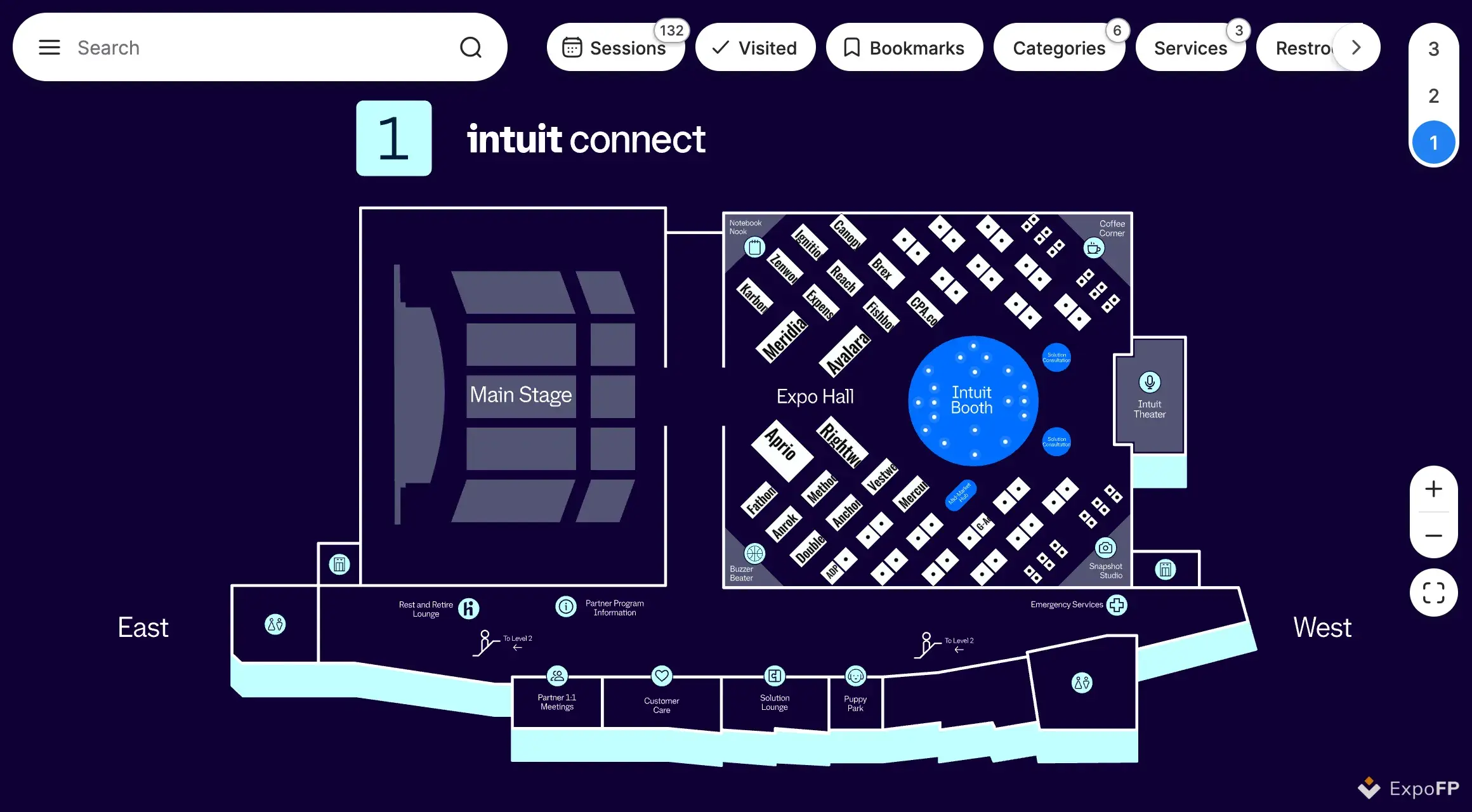 Intuit Connect 2026 floor plan preview