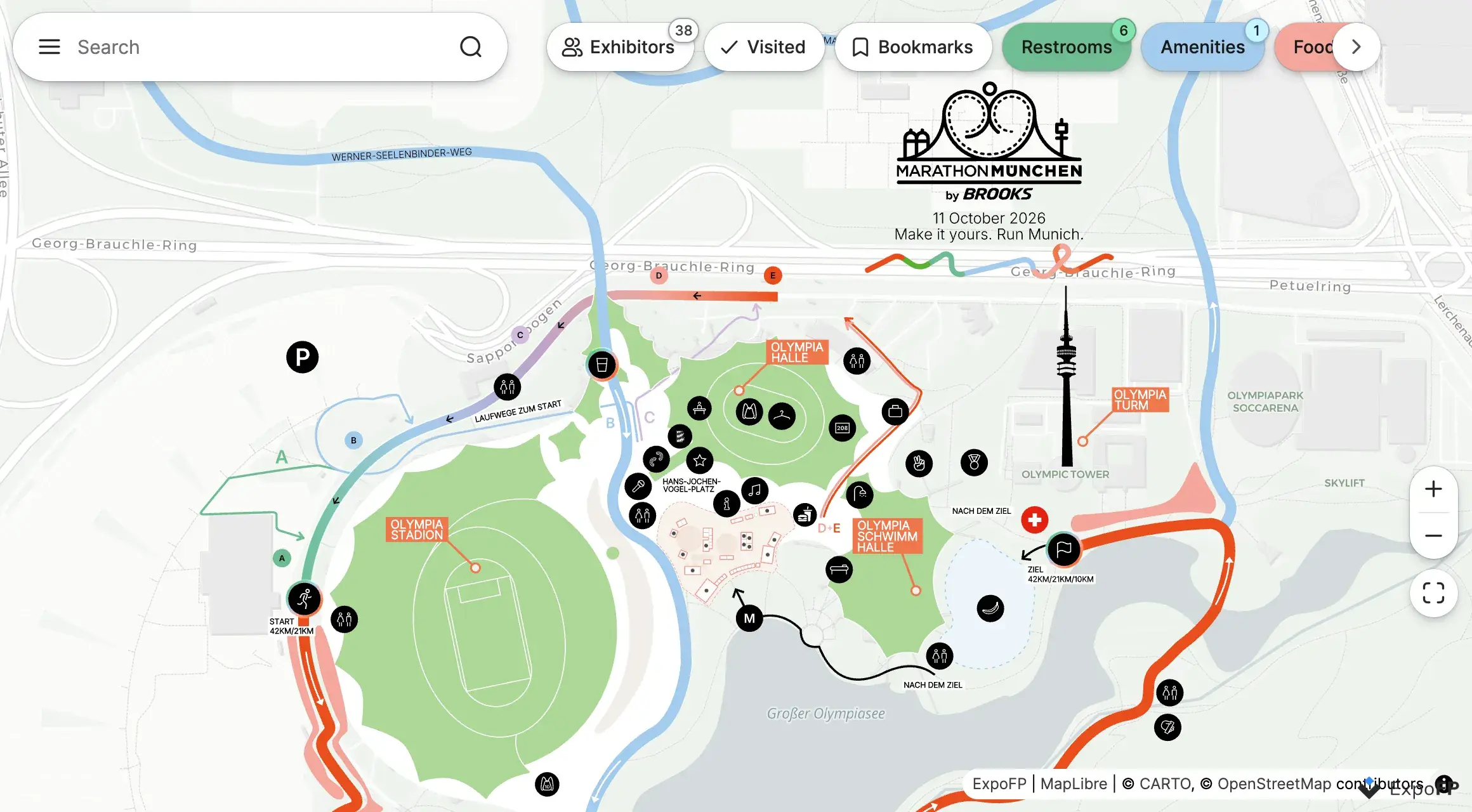 Marathon München 2026 floor plan preview