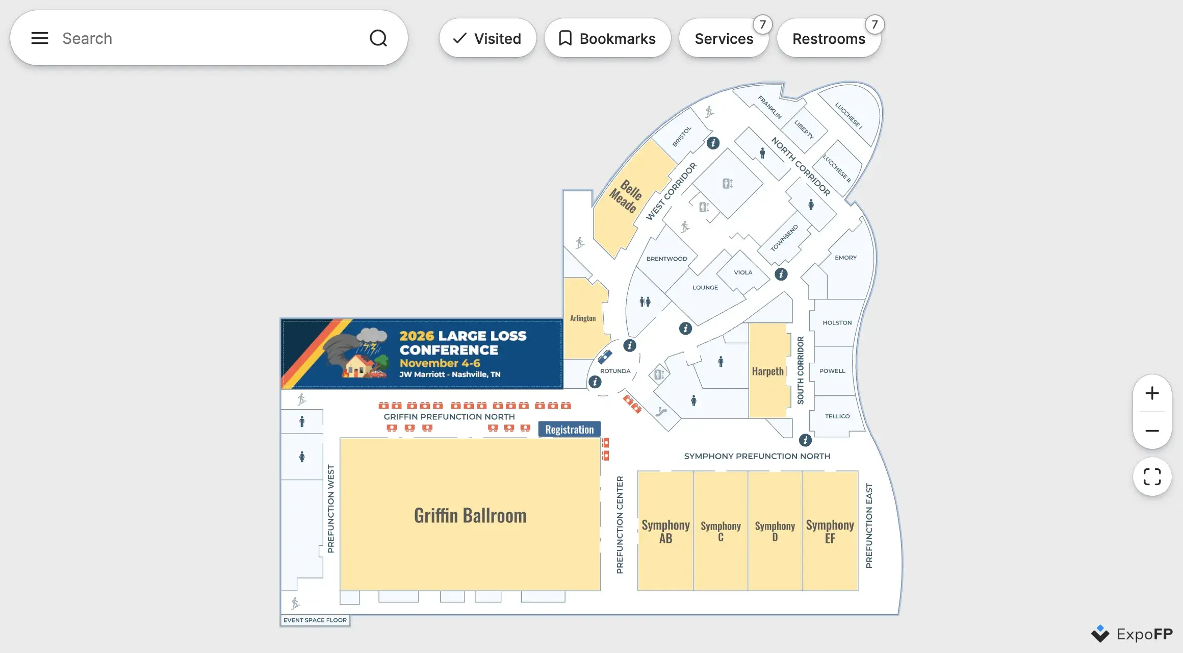 PLRB Large Loss Conference 2026 floor plan preview