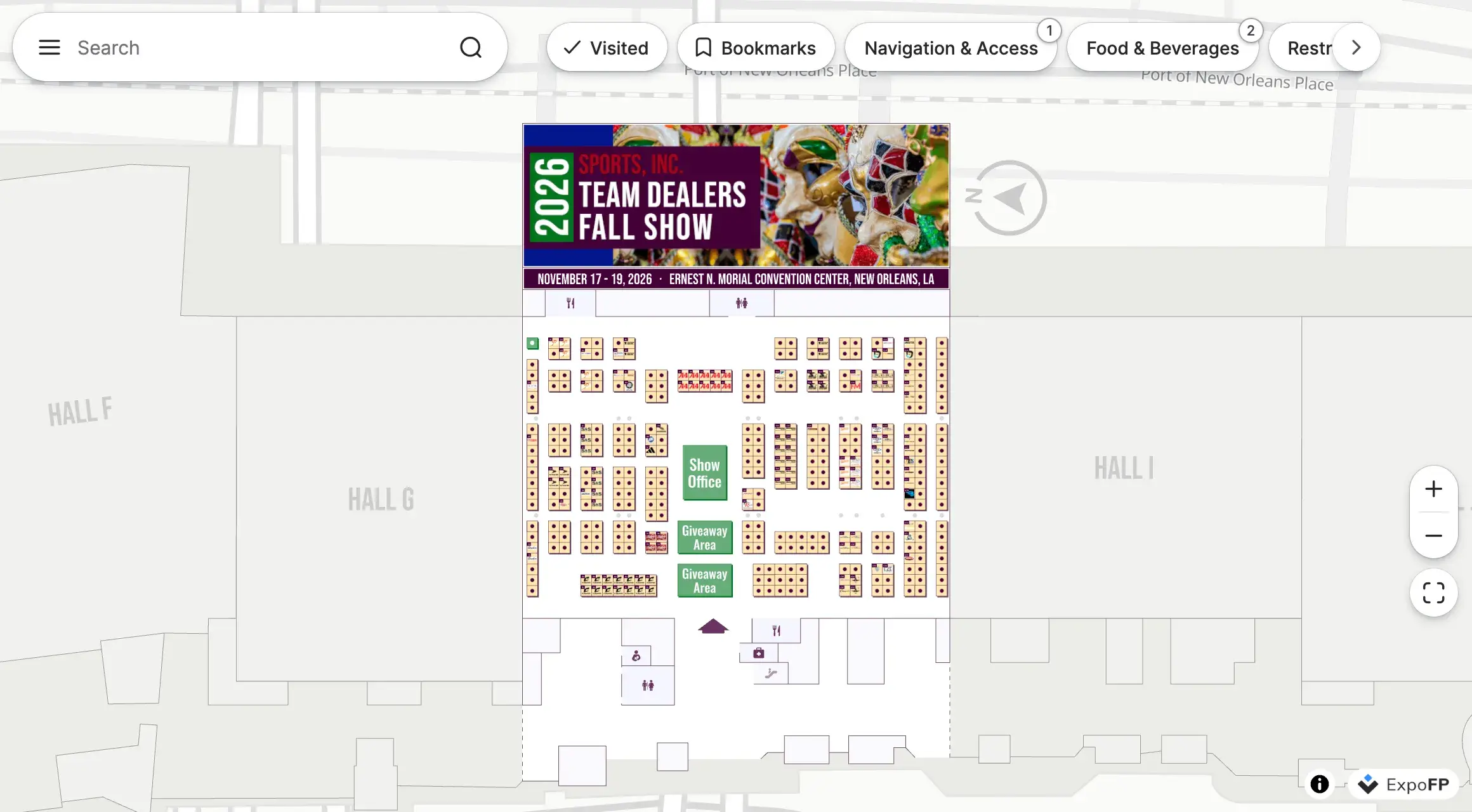 Team Dealers Fall Show 2026 floor plan preview