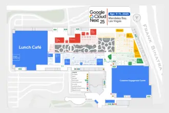 Google Cloud Next '25 interactive floor plan