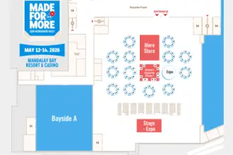 Domino's 2026 Worldwide Rally interactive floor plan
