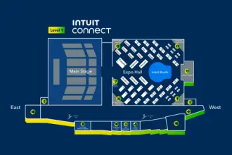 Intuit Connect 2025 interactive floor plan