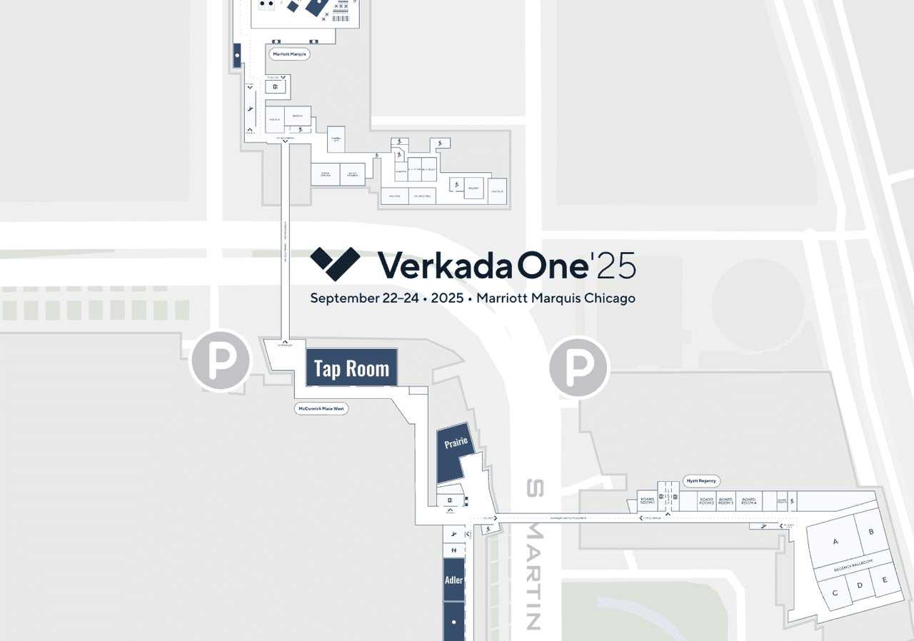 Verkada One 2025 branded floor plan overview