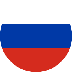 russia flag round xs