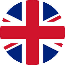united kingdom flag round xs