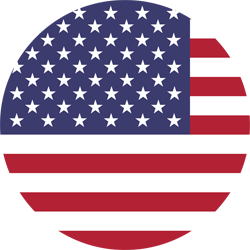 united states of america flag round xs