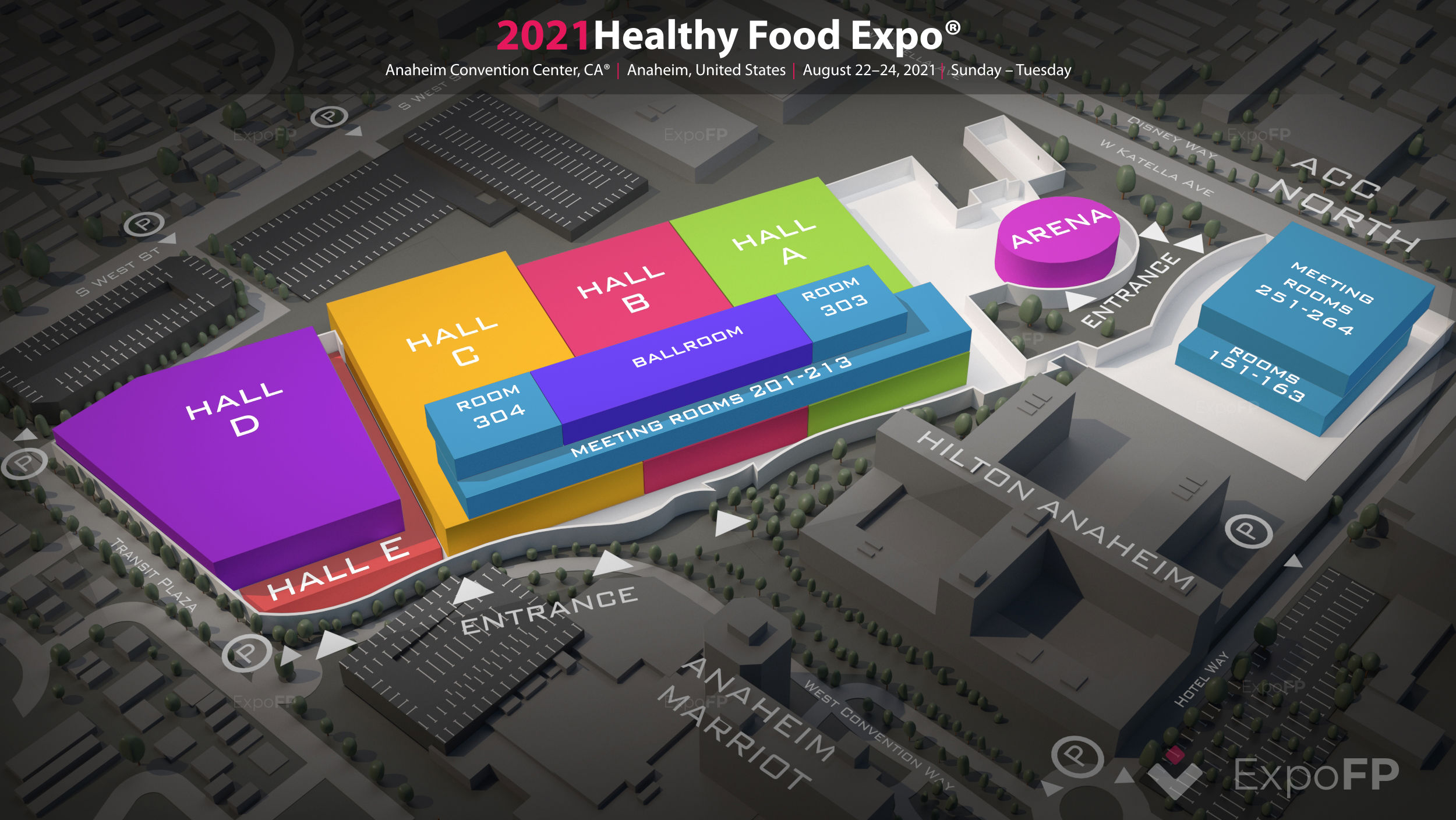 Healthy Food Expo 2021 3D floor plan