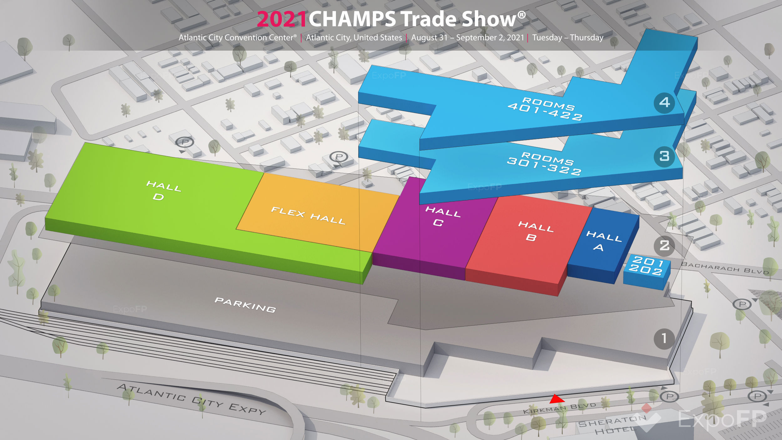 Champs Trade Show 2021 In Atlantic City Convention Center