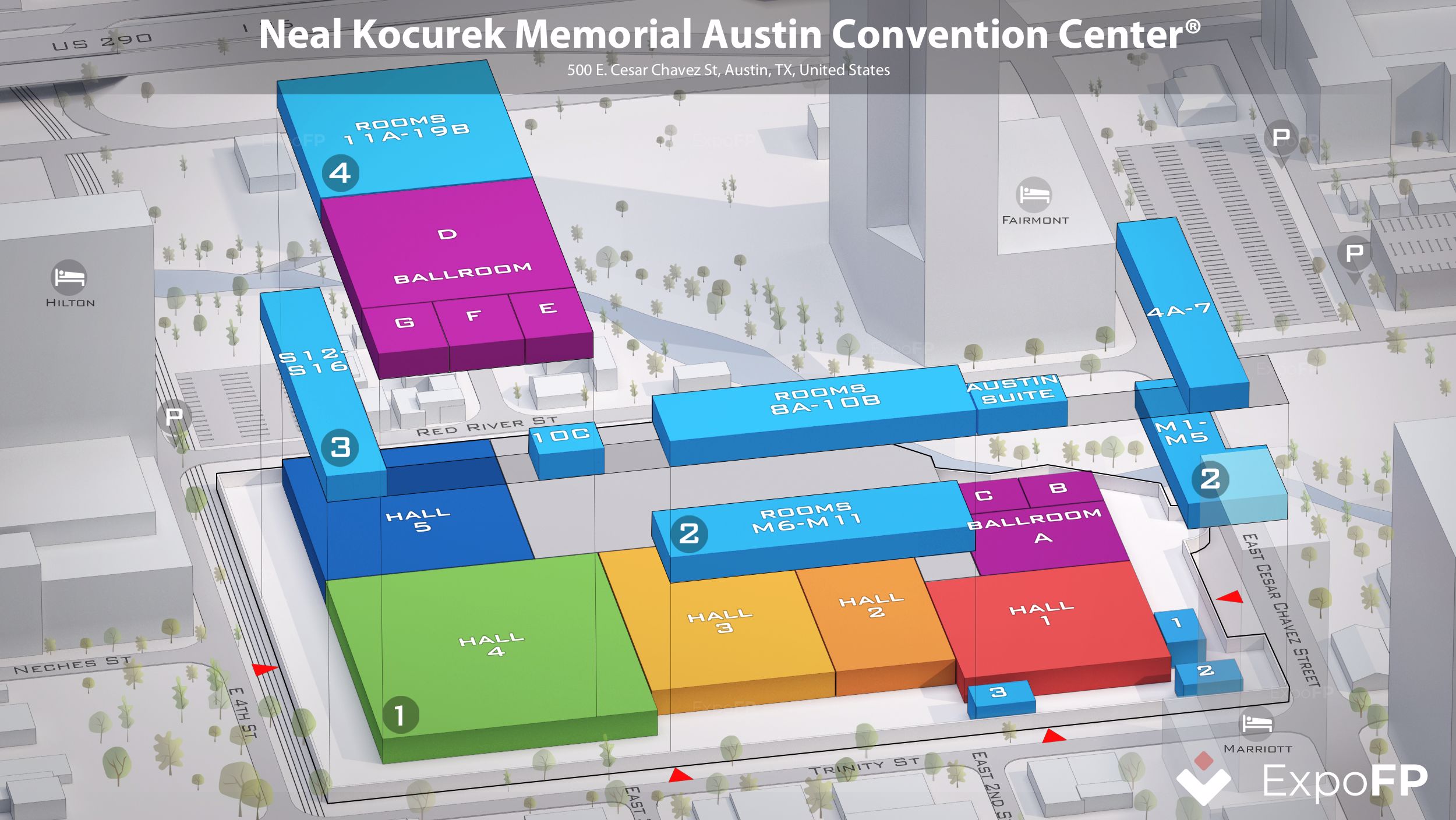 Neal Kocurek Memorial Austin Convention Center floor plan