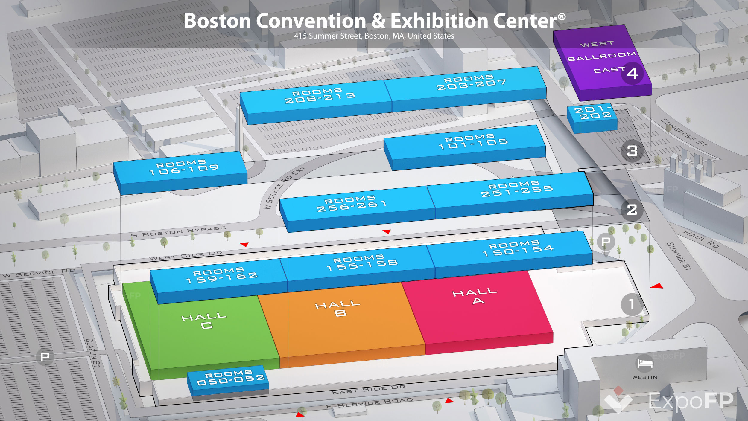 Boston Convention Exhibition Center Floor Plan