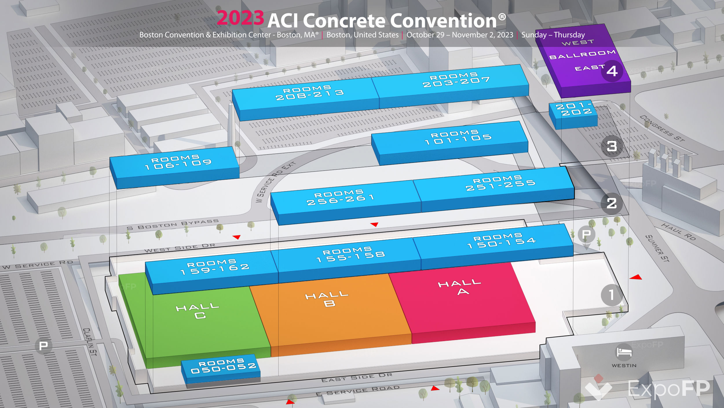 ACI Concrete Convention 2023 in Boston Convention & Exhibition Center