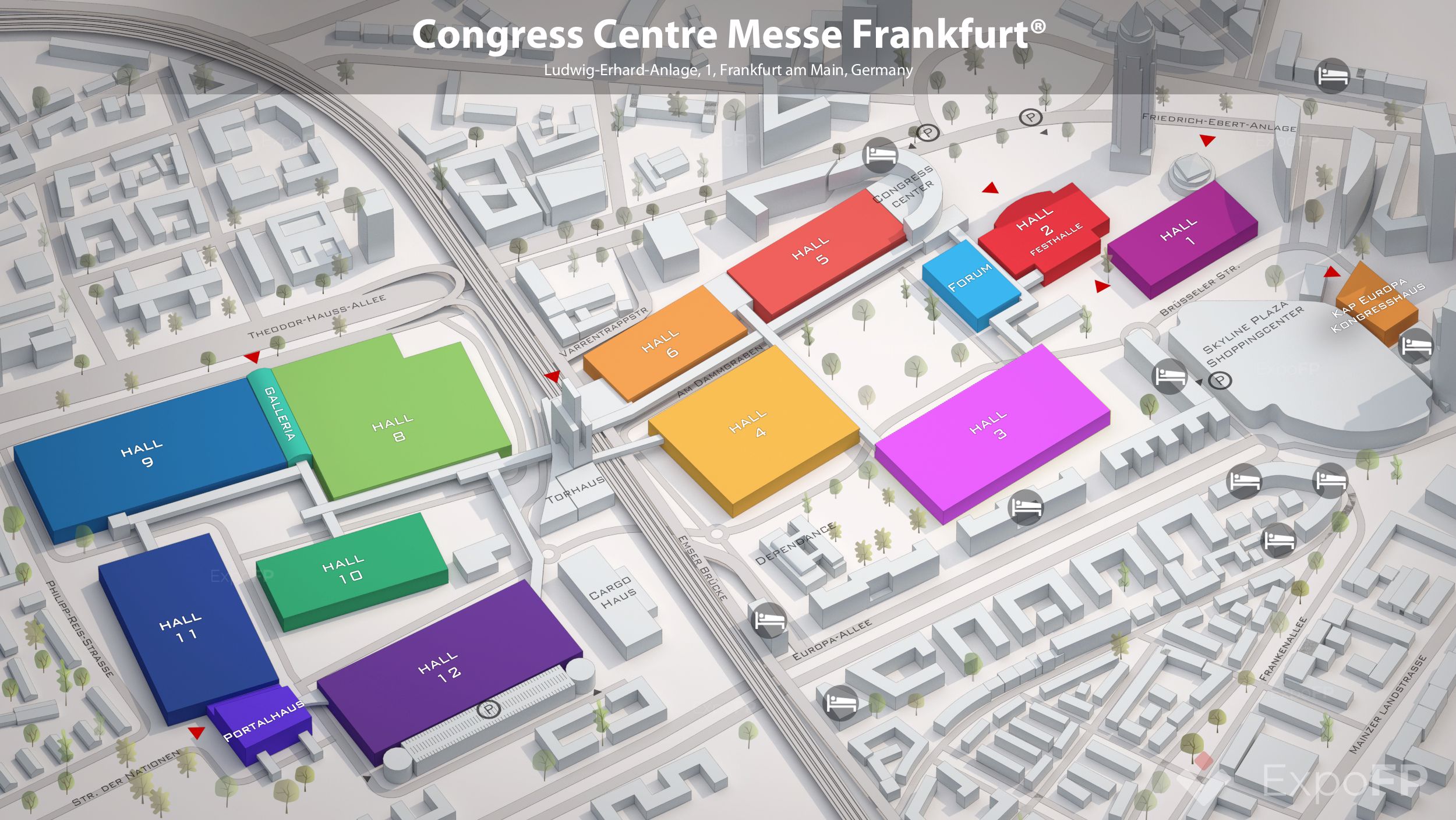 Congress Centre Messe Frankfurt Floor Plan