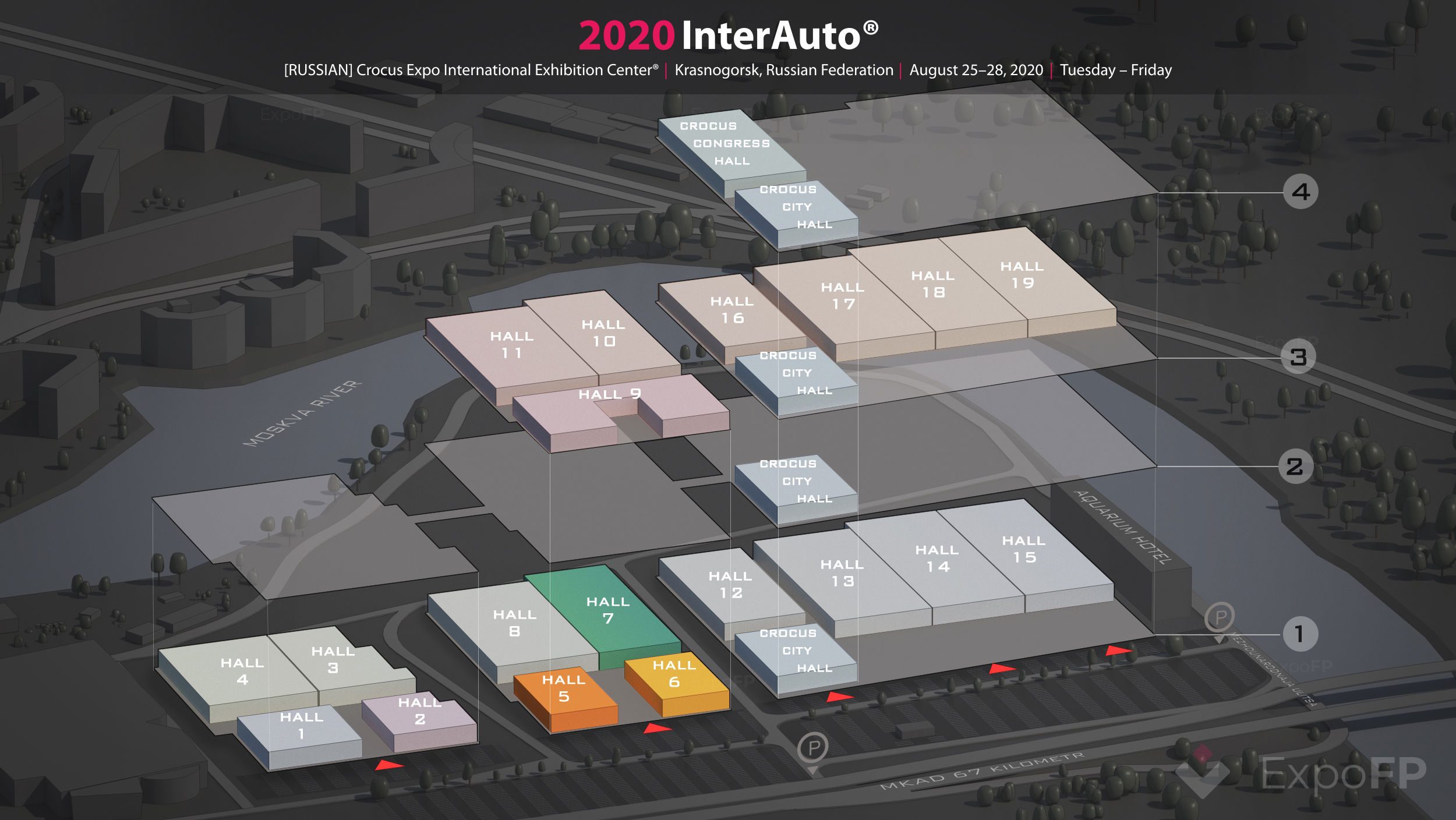  ИнтерАвто 2020 3D план этажа 