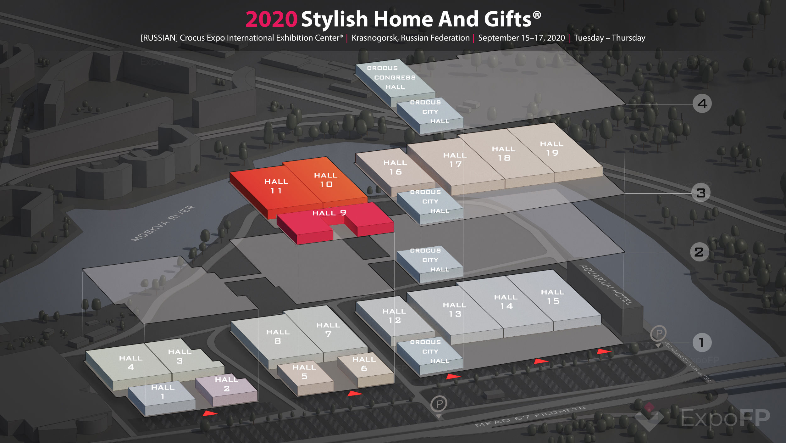  Стильный дом и подарки 3D план этажа 2020 