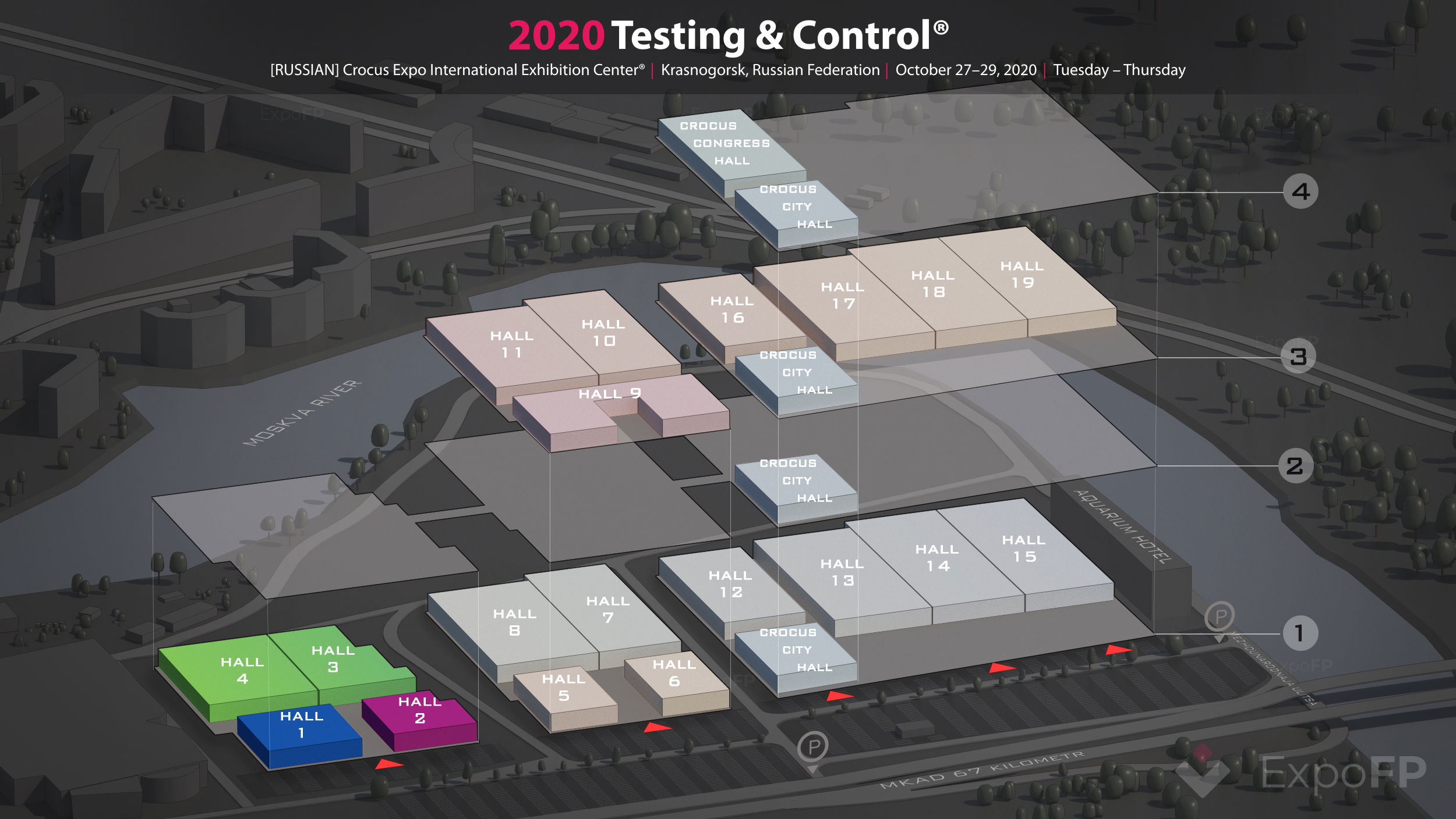  План этажа Testing & Control 2020 3D 