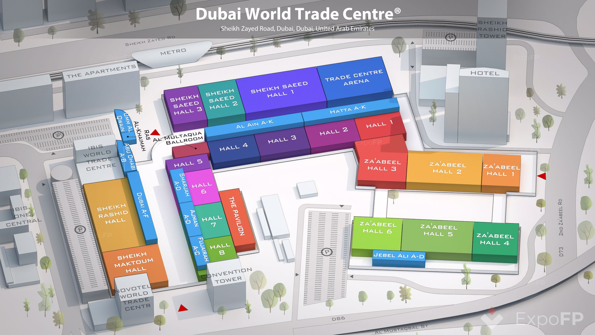 Dubai World Trade Centre floor plan