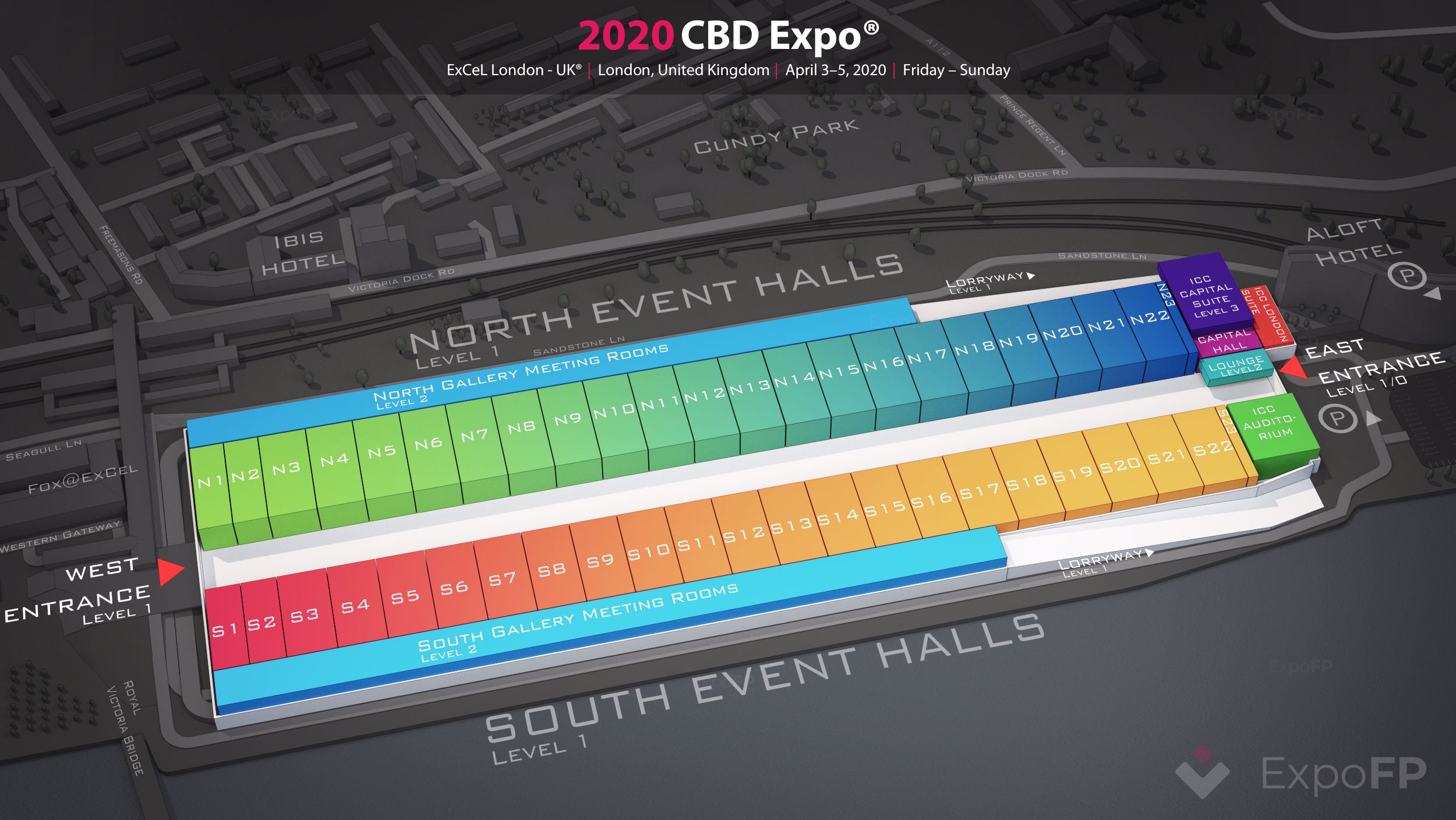 CBD Expo 2020 3D floor plan
