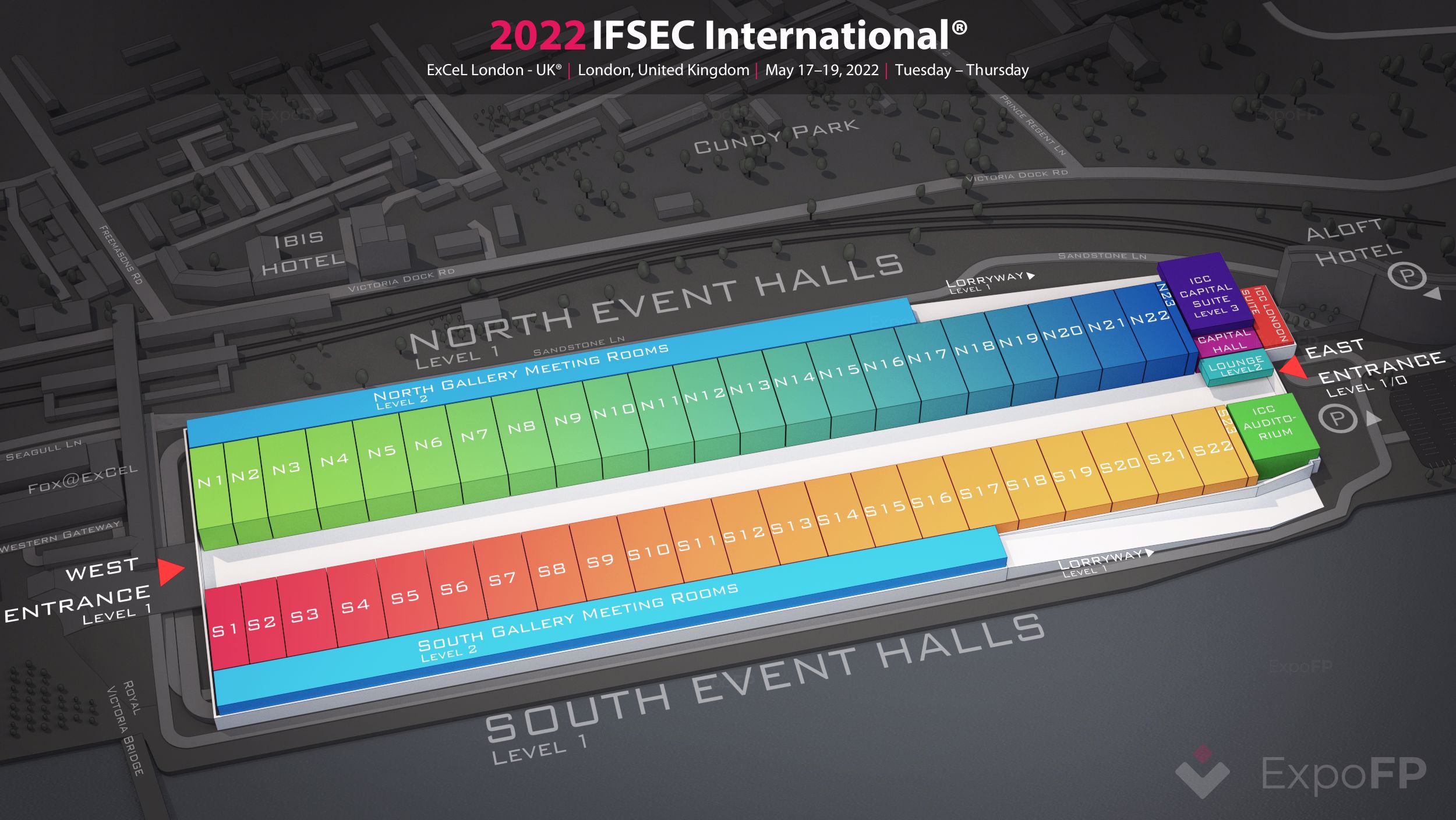 IFSEC International 2021 in ExCeL London UK