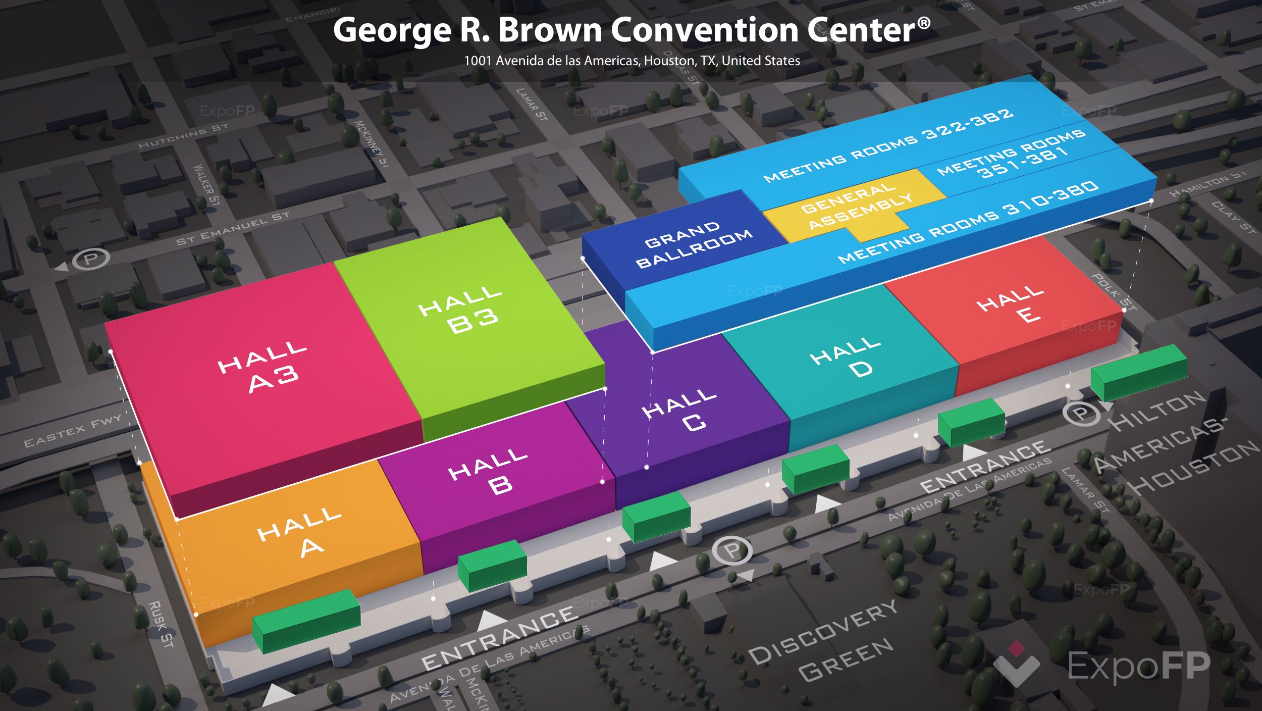 George R Brown Convention Center Floor Plan
