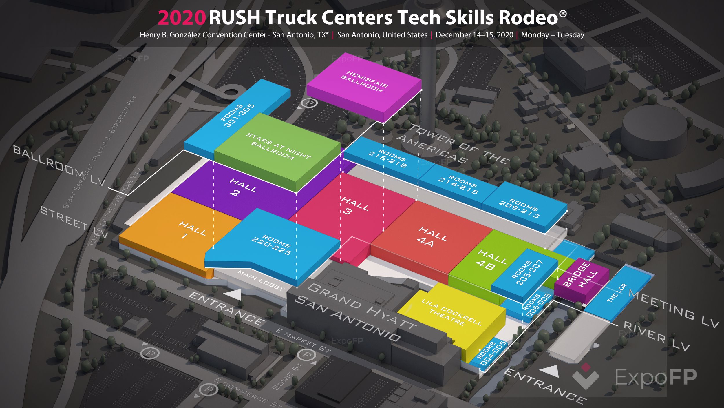 Rush Truck Centers Tech Skills Rodeo 2020 In Henry B Gonzalez