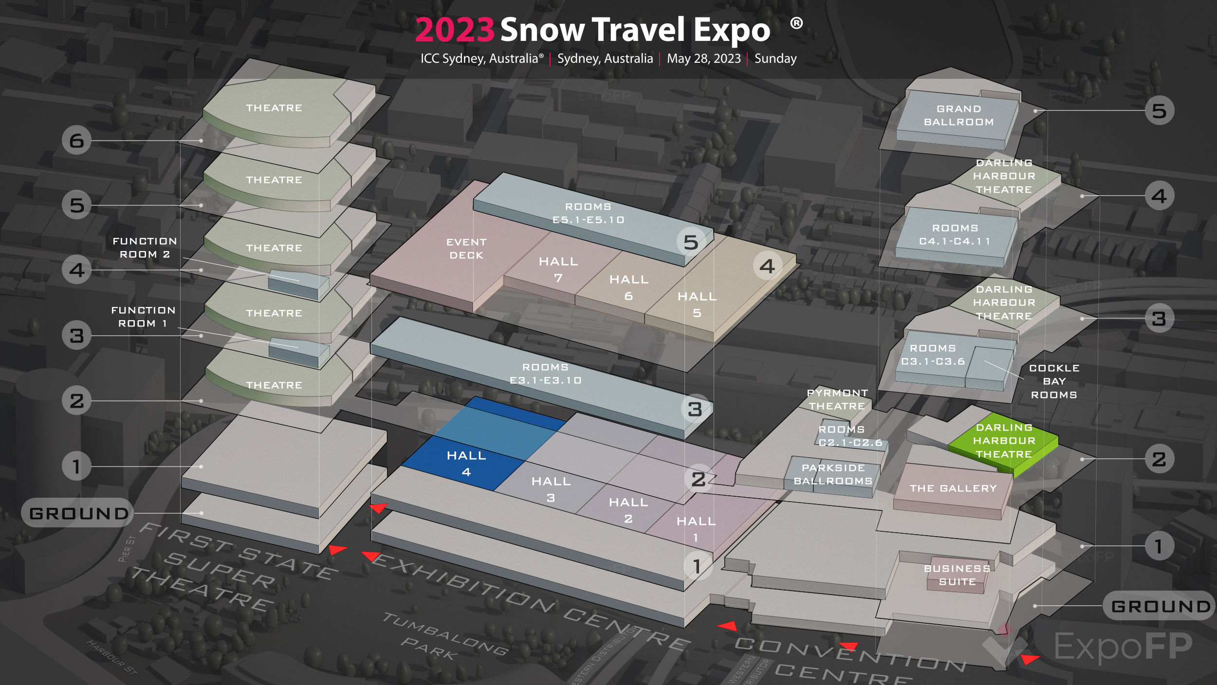 Snow Travel Expo​ 2023 3D floor plan