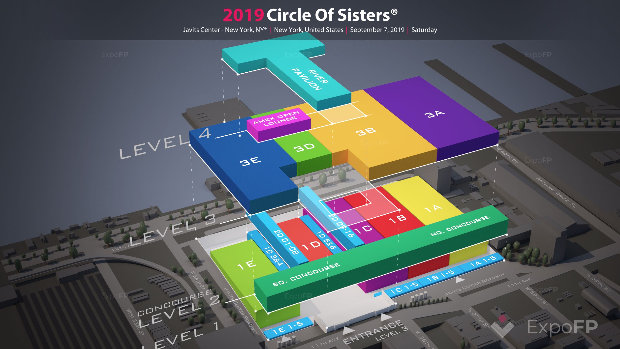 Circle of Sisters 2019 in Javits Center New York, NY