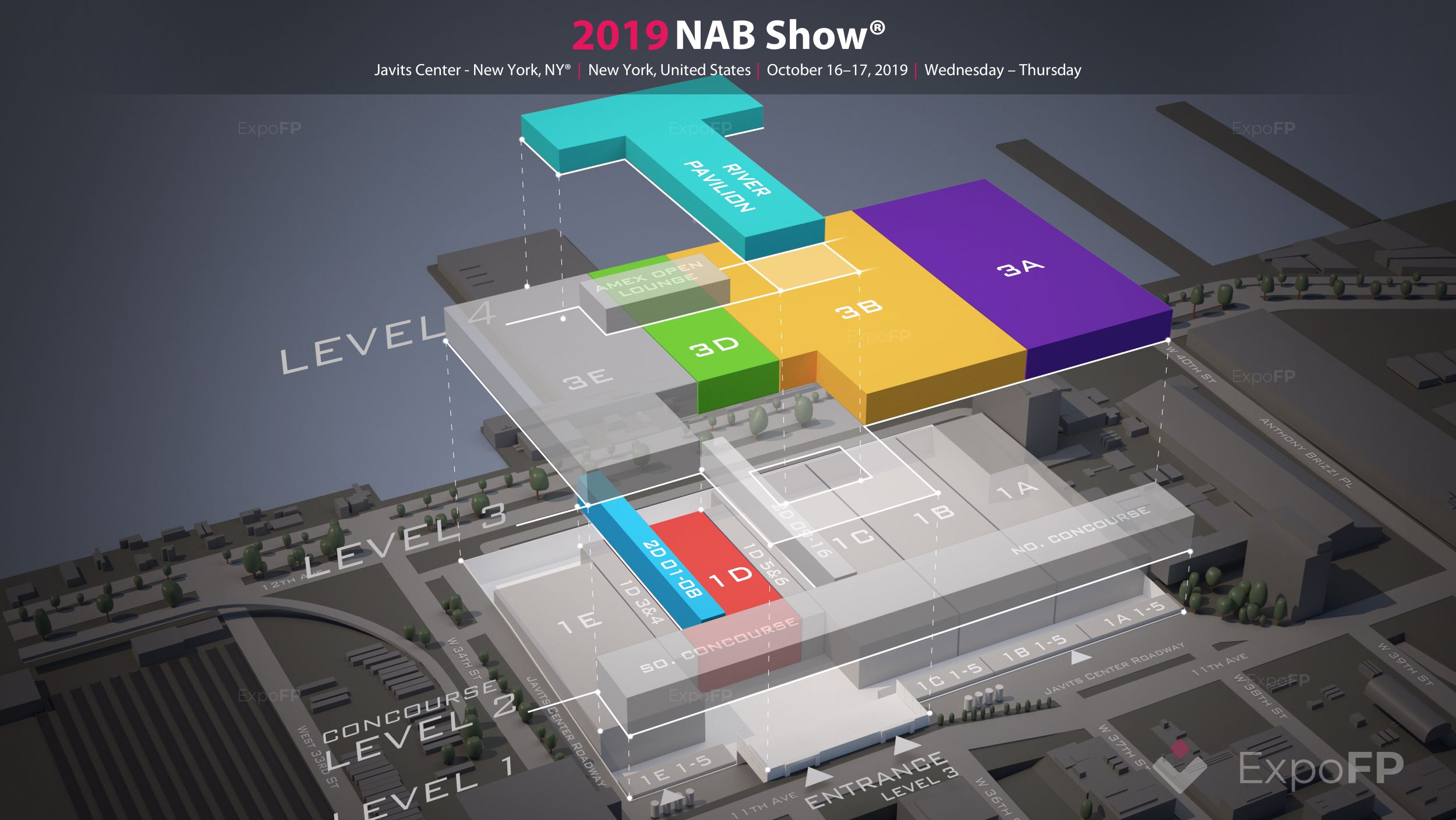 NAB Show 2019 in Javits Center New York, NY