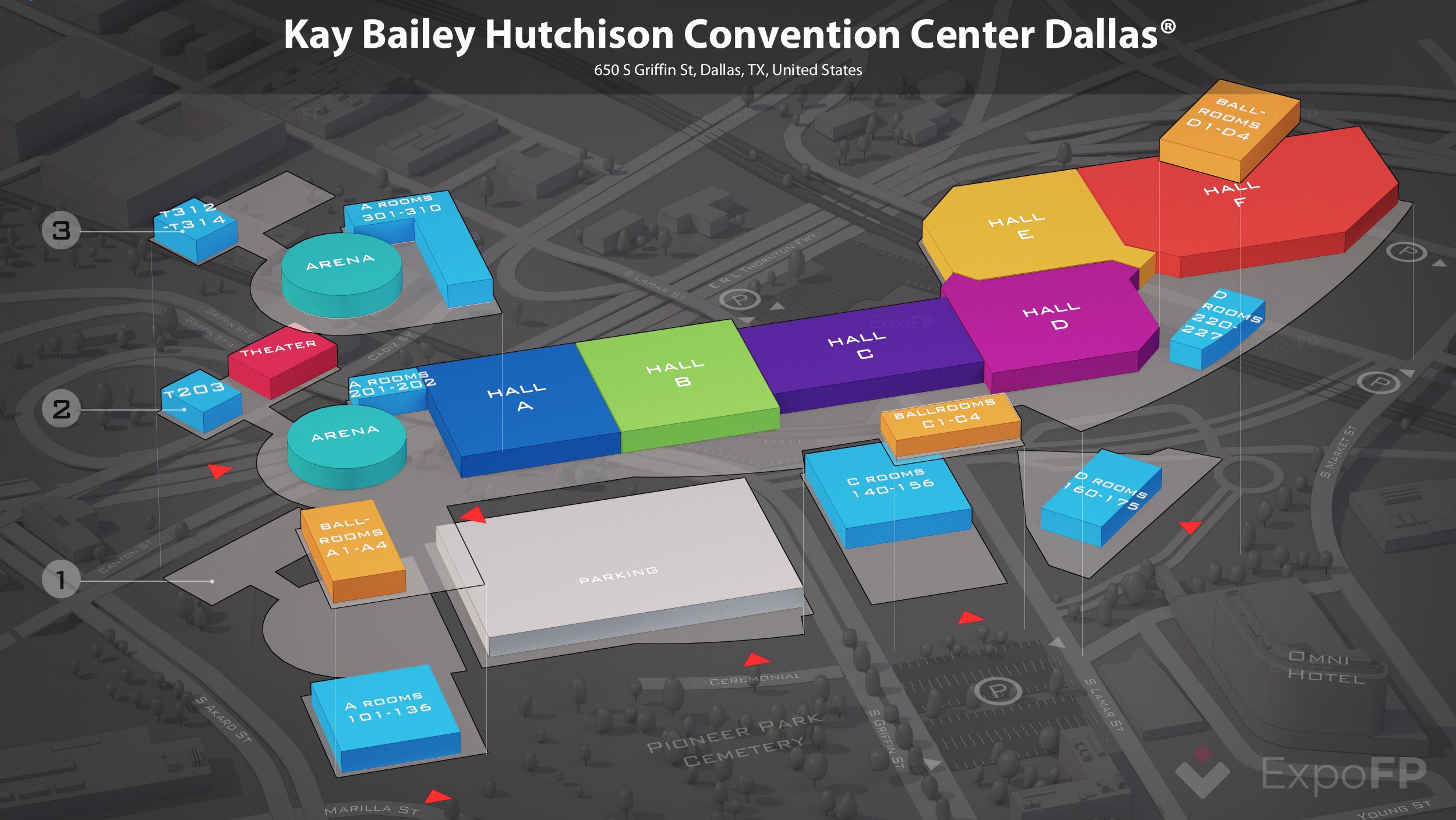 Kay Bailey Hutchison Convention Center Dallas floor plan
