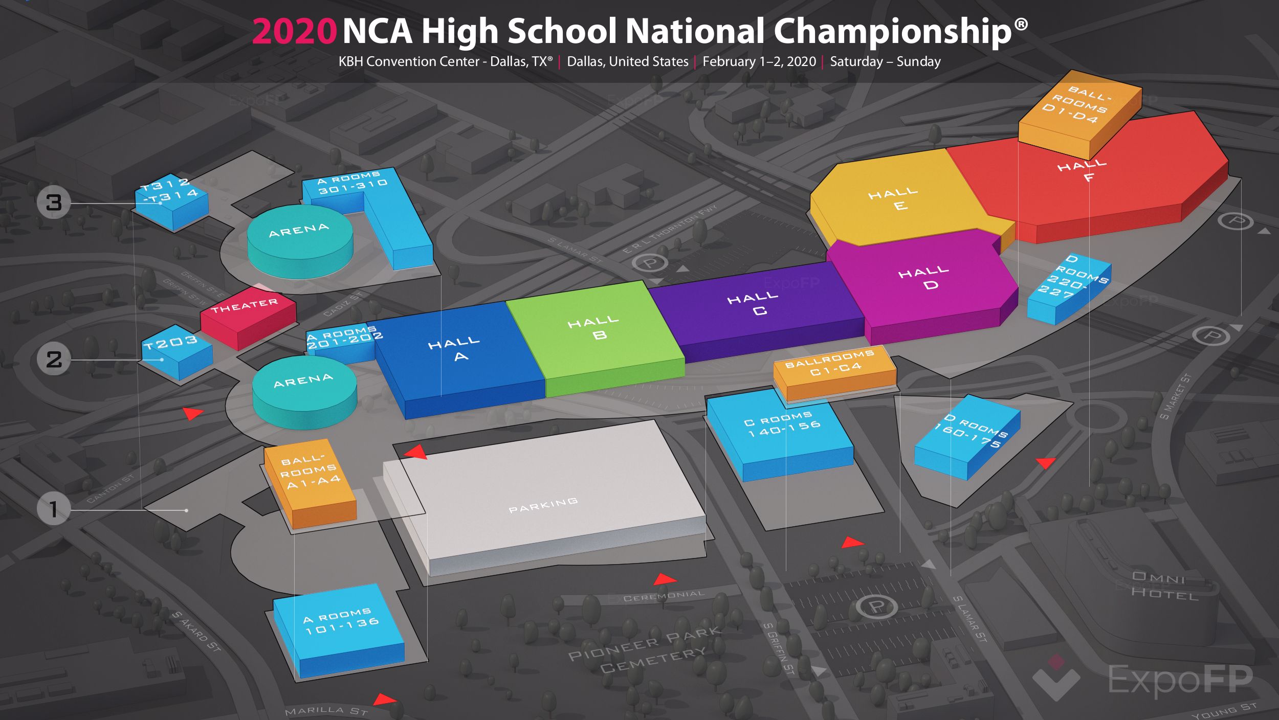 NCA High School National Championship 2020 in KBH Convention Center