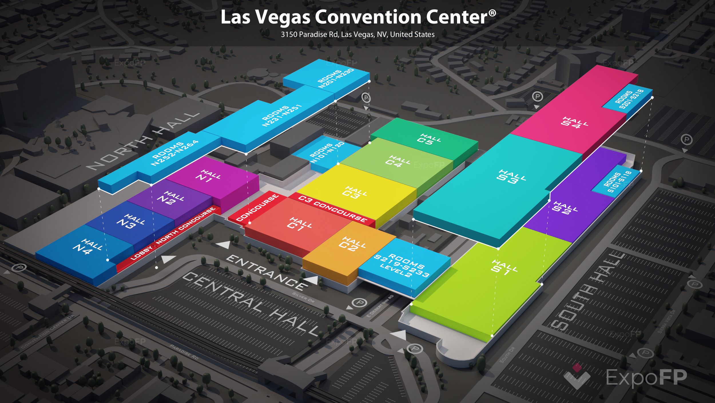 NACS Show 2020 | National Association of Convenience Stores | Las Vegas Convention Center floorplan | NACS Show 2020 | National Association of Convenience Stores