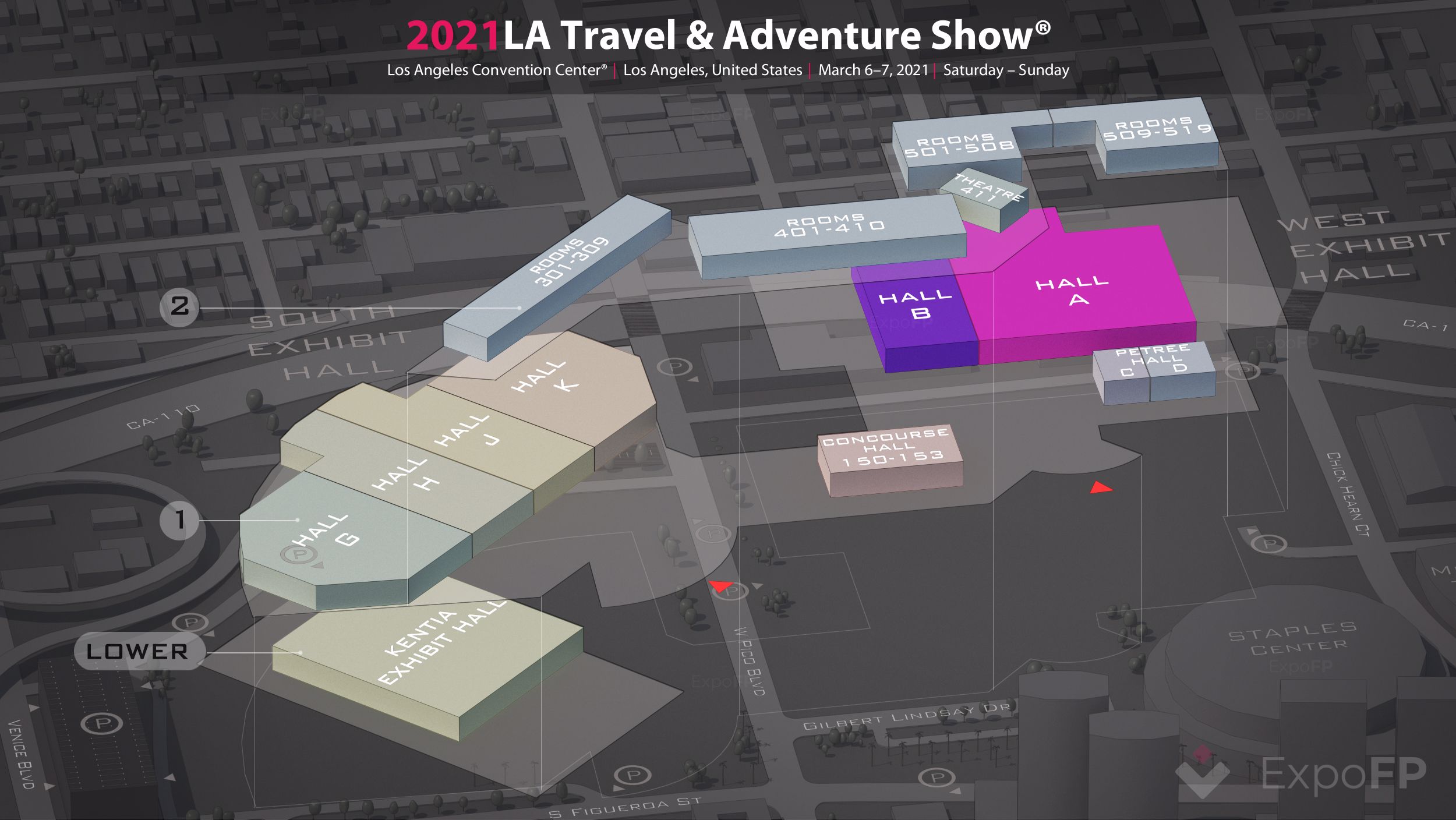 LA Travel & Adventure Show 2021 in Los Angeles Convention Center