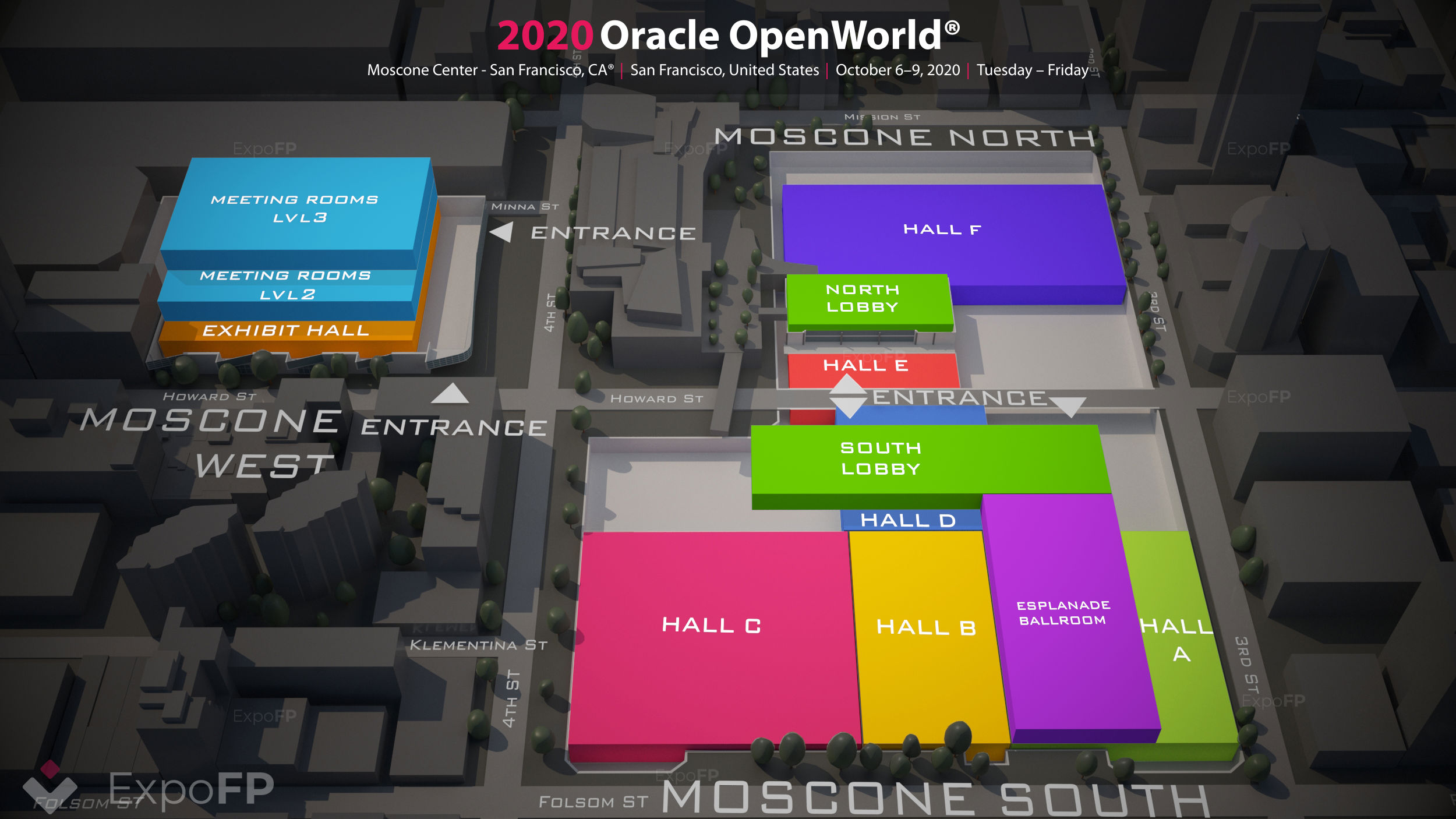Oracle OpenWorld 2020 in Moscone Center San Francisco, CA