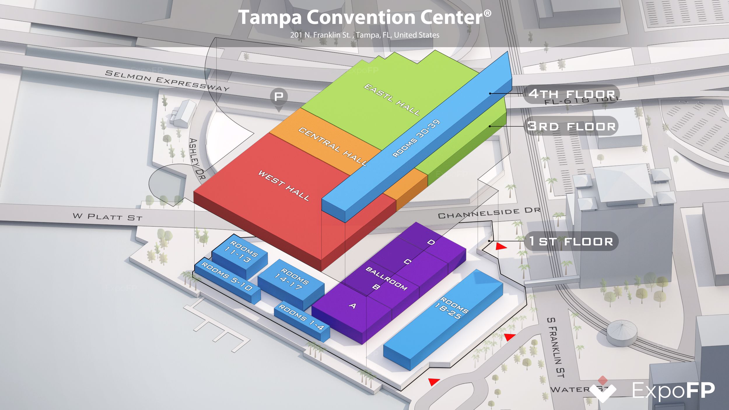 Tampa Convention Center floor plan