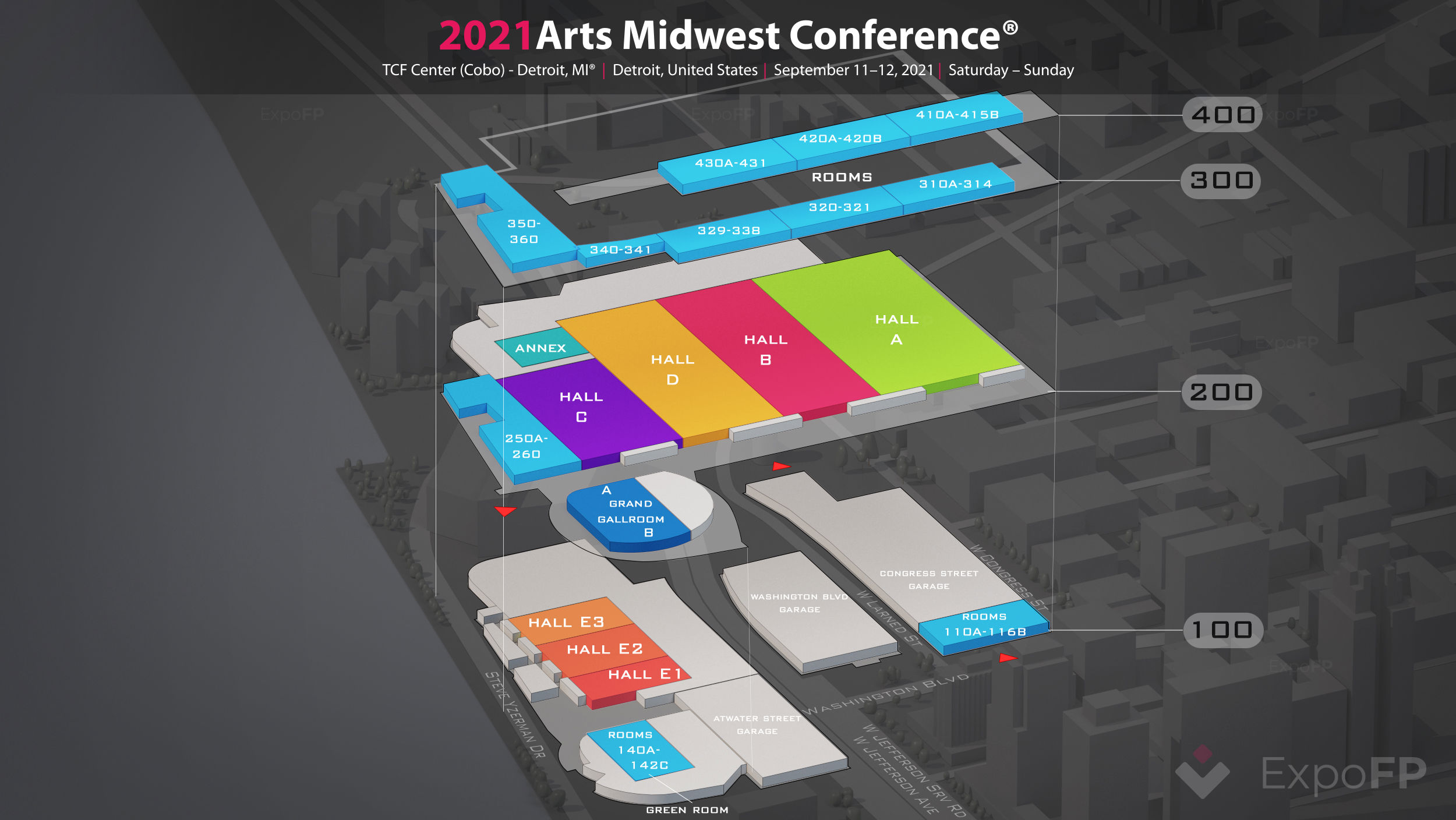 Arts Midwest Conference 2021 In Tcf Center Cobo Detroit Mi